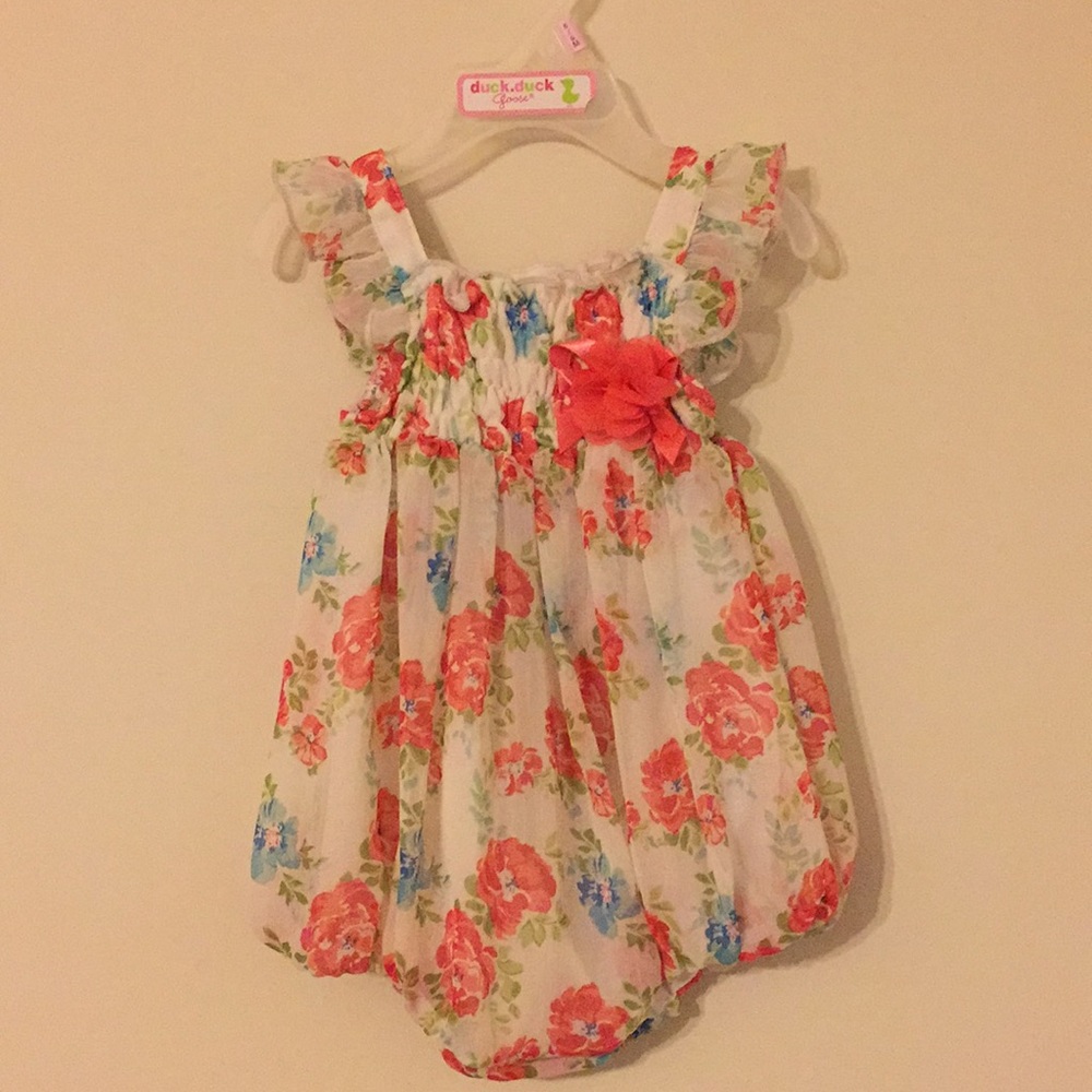 New duck.duck goose romper